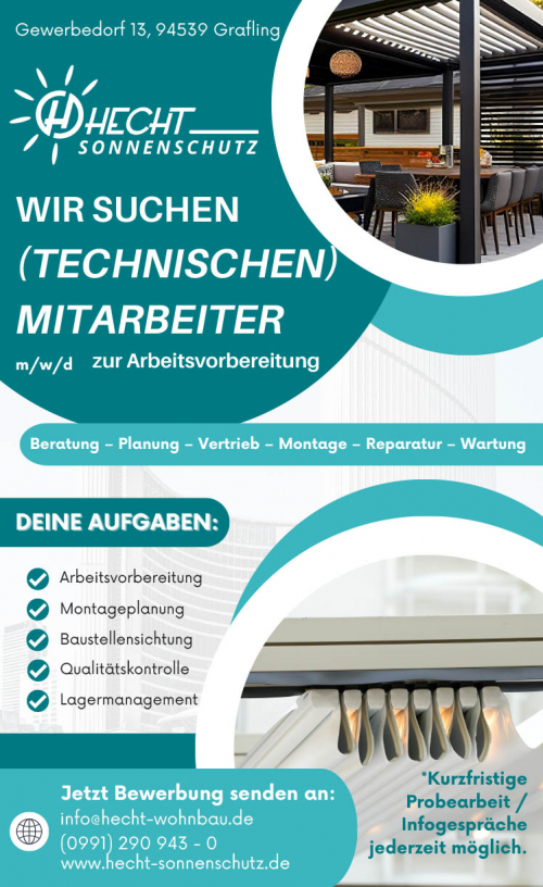 Technischer Mitarbeiter m/w/d